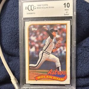 1989 Topps Nolan Ryan Astros Card